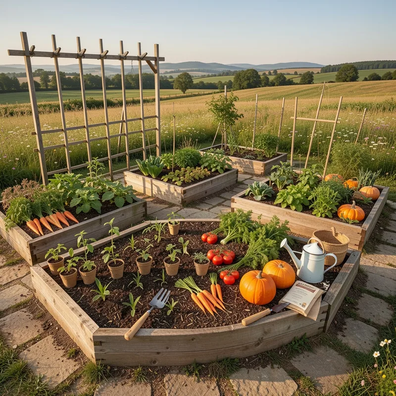 Calendrier du potager mois par mois : que faire et quand