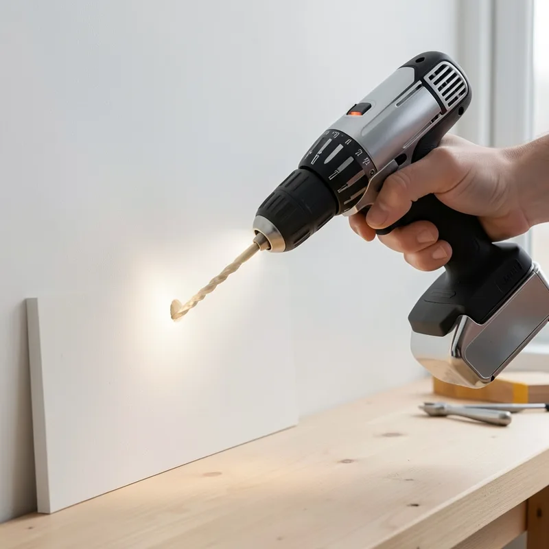 Percer un mur sans le fissurer : méthode pas à pas par matériau